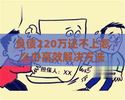 负债220万还不上怎么办高效解决方法