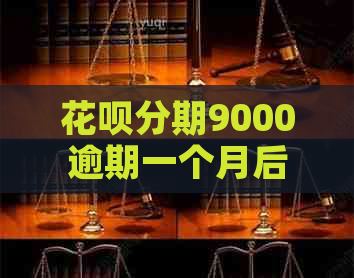 花呗分期9000逾期一个月后会发生什么