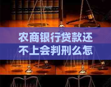 农商银行贷款还不上会判刑么怎么办呢