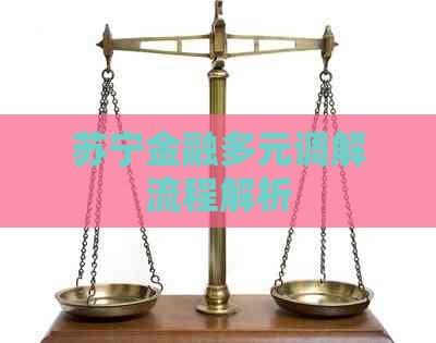 苏宁金融多元调解流程解析