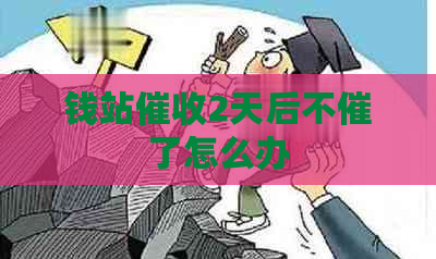 钱站2天后不催了怎么办