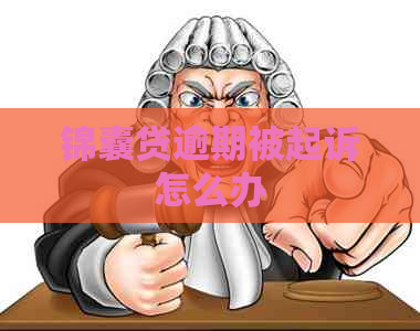 锦囊贷逾期被起诉怎么办