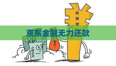 京东金融无力还款