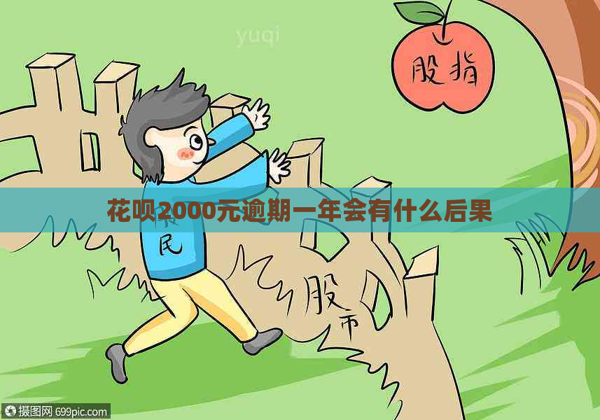 花呗2000元逾期一年会有什么后果