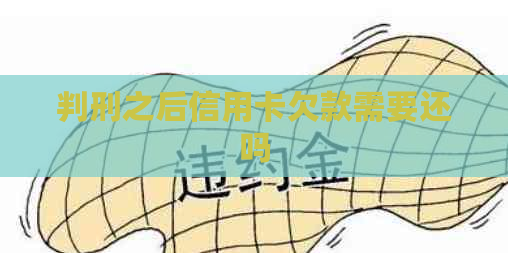 判刑之后信用卡欠款需要还吗