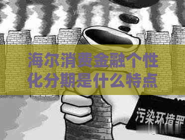 海尔消费金融个性化分期是什么特点