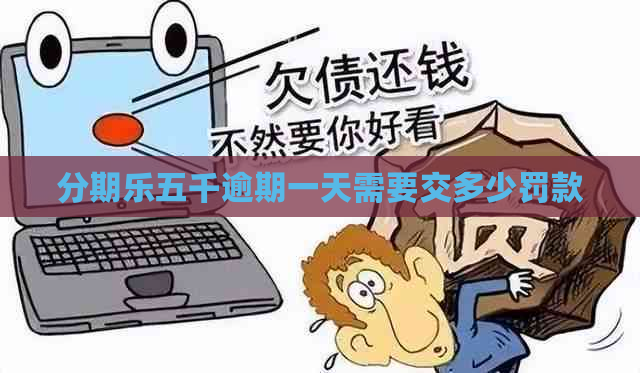 五千逾期一天需要交多少罚款