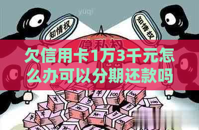 欠信用卡1万3千元怎么办可以分期还款吗