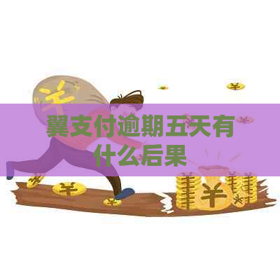 翼支付逾期五天有什么后果