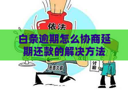 白条逾期怎么协商延期还款的解决方法