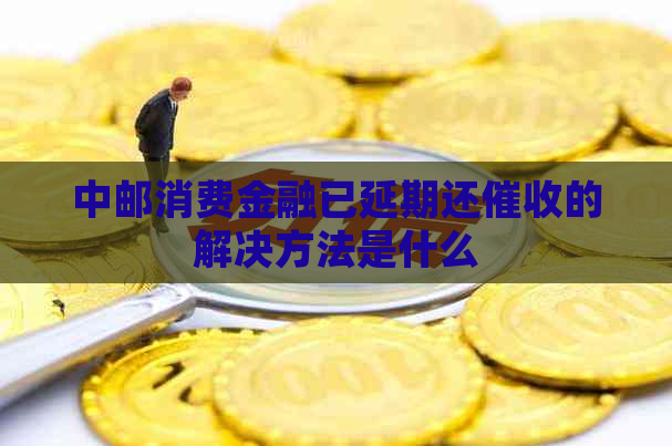 中邮消费金融已延期还的解决方法是什么