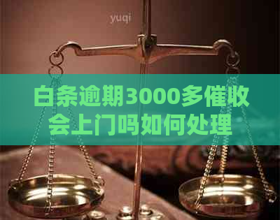 白条逾期3000多会上门吗如何处理