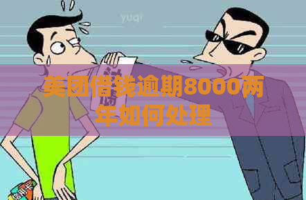 美团借钱逾期8000两年如何处理