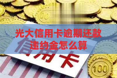 光大信用卡逾期还款违约金怎么算