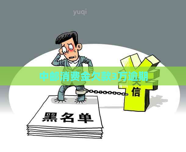 中邮消费金欠款3万逾期