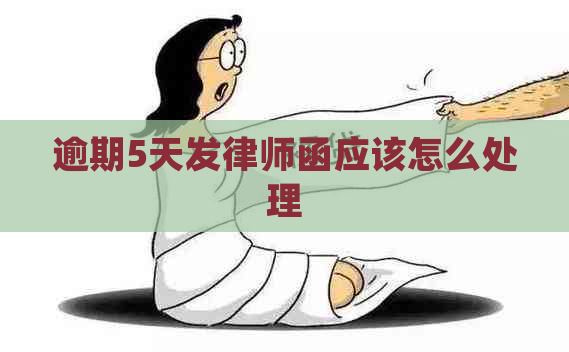 逾期5天发律师函应该怎么处理