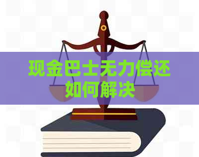 现金巴士无力偿还如何解决