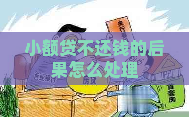 小额贷不还钱的后果怎么处理