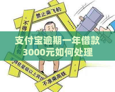 支付宝逾期一年借款3000元如何处理