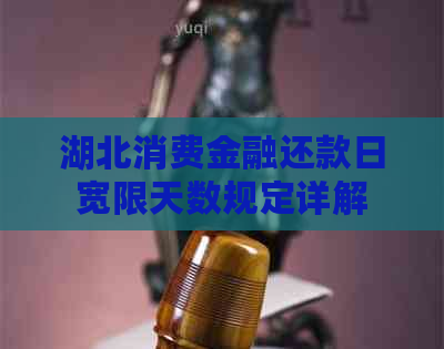 湖北消费金融还款日宽限天数规定详解