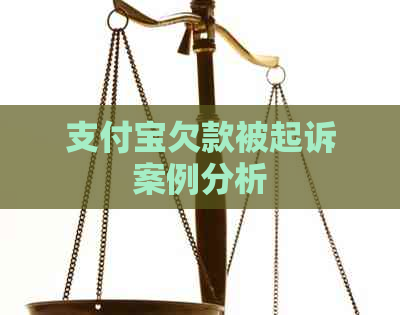 支付宝欠款被起诉案例分析