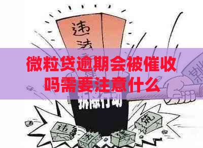 微粒贷逾期会被吗需要注意什么