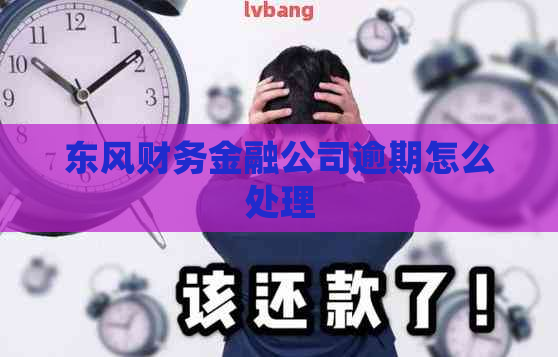 东风财务金融公司逾期怎么处理