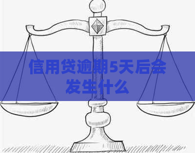 信用贷逾期5天后会发生什么