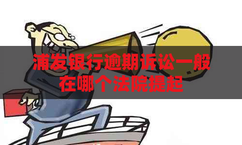 浦发银行逾期诉讼一般在哪个法院提起