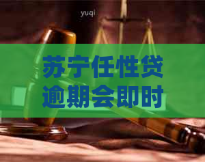 苏宁任性贷逾期会即时上报吗