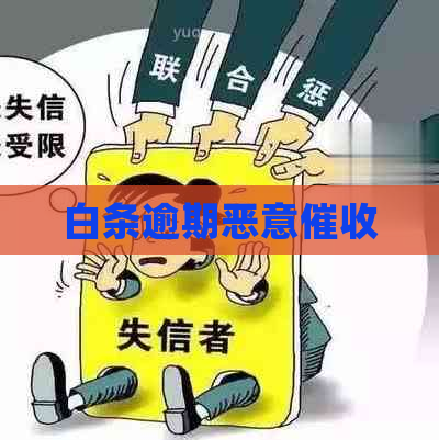 白条逾期恶意