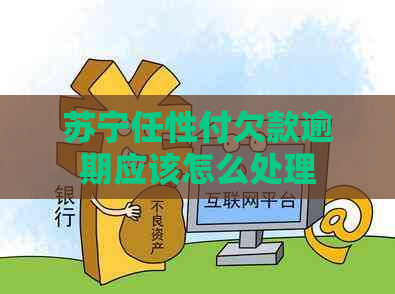 苏宁任性付欠款逾期应该怎么处理