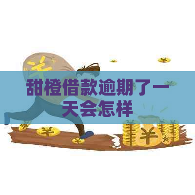 甜橙借款逾期了一天会怎样