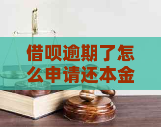 借呗逾期了怎么申请还本金