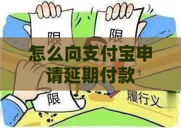 怎么向支付宝申请延期付款