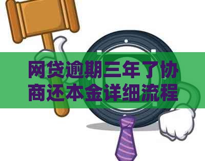 网贷逾期三年了协商还本金详细流程及注意事项