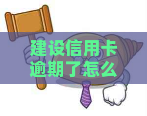 建设信用卡逾期了怎么协商还款的方法