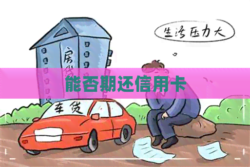 能否期还信用卡