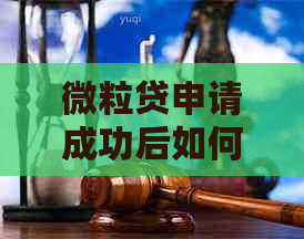 微粒贷申请成功后如何延期