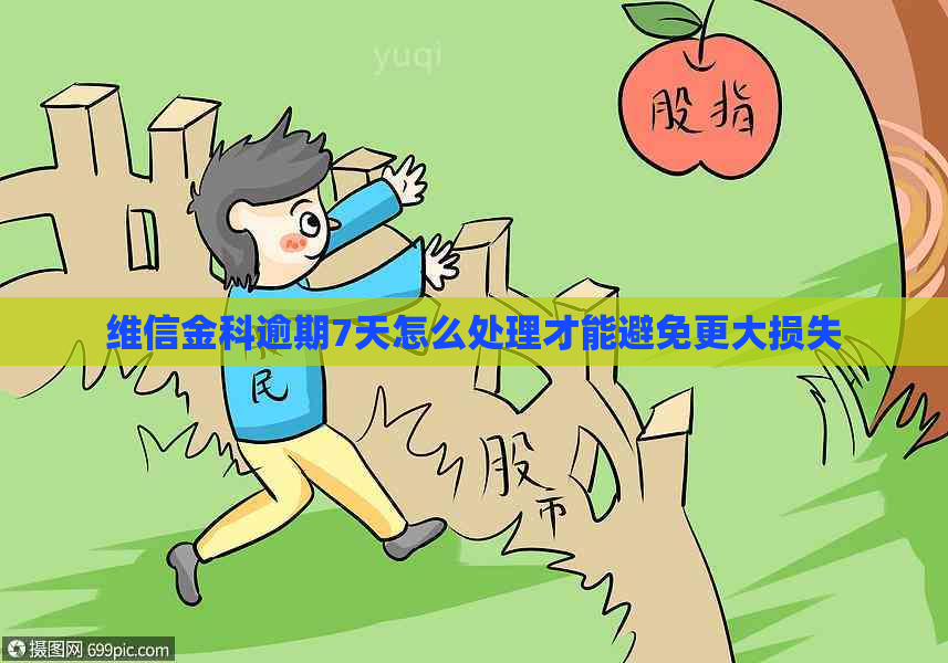 维信金科逾期7天怎么处理才能避免更大损失