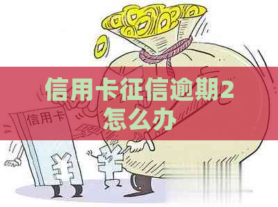 信用卡逾期2怎么办