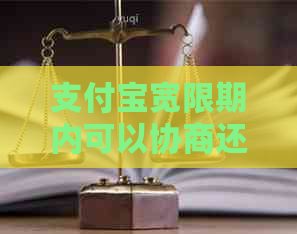 支付宝宽限期内可以协商还款吗