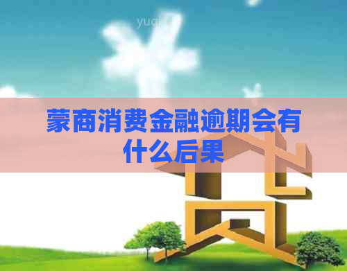 蒙商消费金融逾期会有什么后果