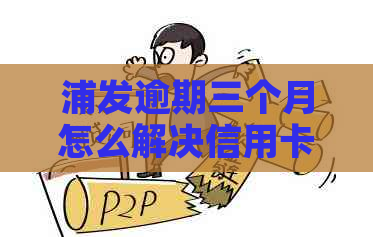 浦发逾期三个月怎么解决信用卡问题