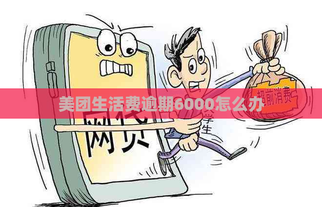 美团生活费逾期6000怎么办