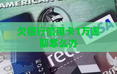 欠银行信用卡1万逾期怎么办