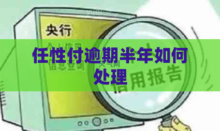 任性付逾期半年如何处理