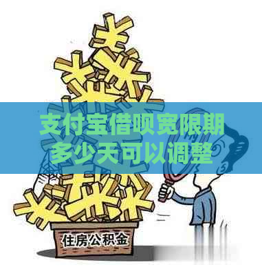 支付宝借呗宽限期多少天可以调整