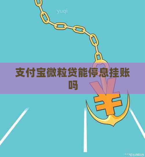 支付宝微粒贷能停息挂账吗