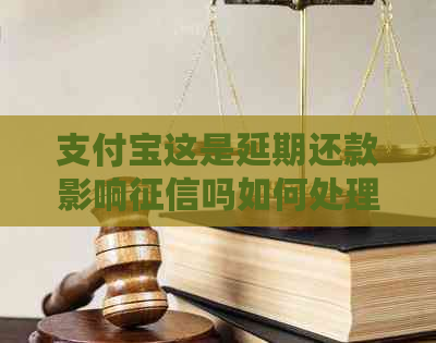 支付宝这是延期还款影响吗如何处理